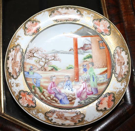 Chinese famille rose dish